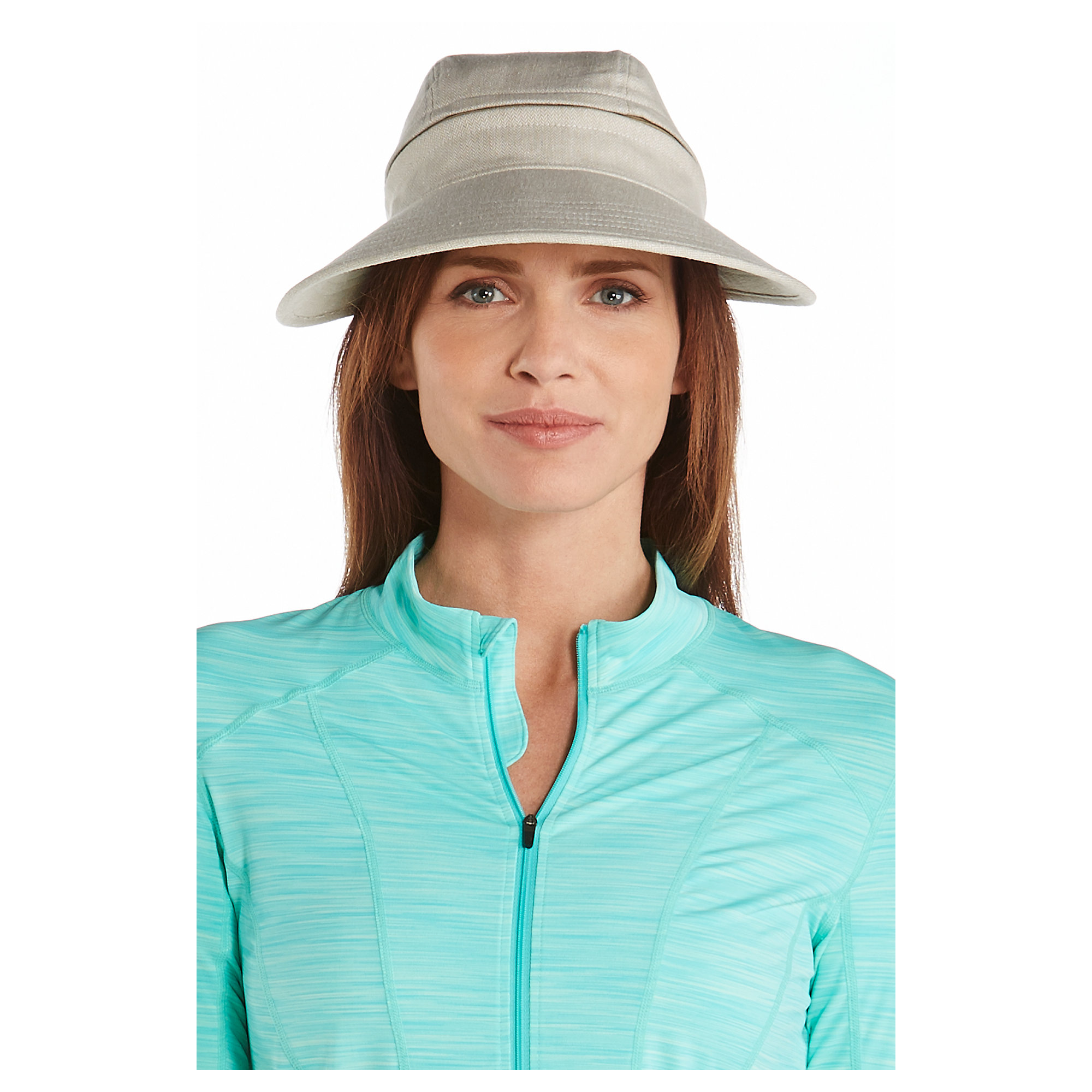 Coolibar - Multifuntionelle UV-Sonnekappe für Damen - Beige